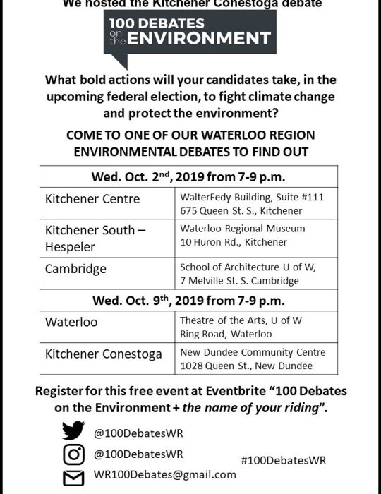 WR 100 Debates Poster (with border =5) and message